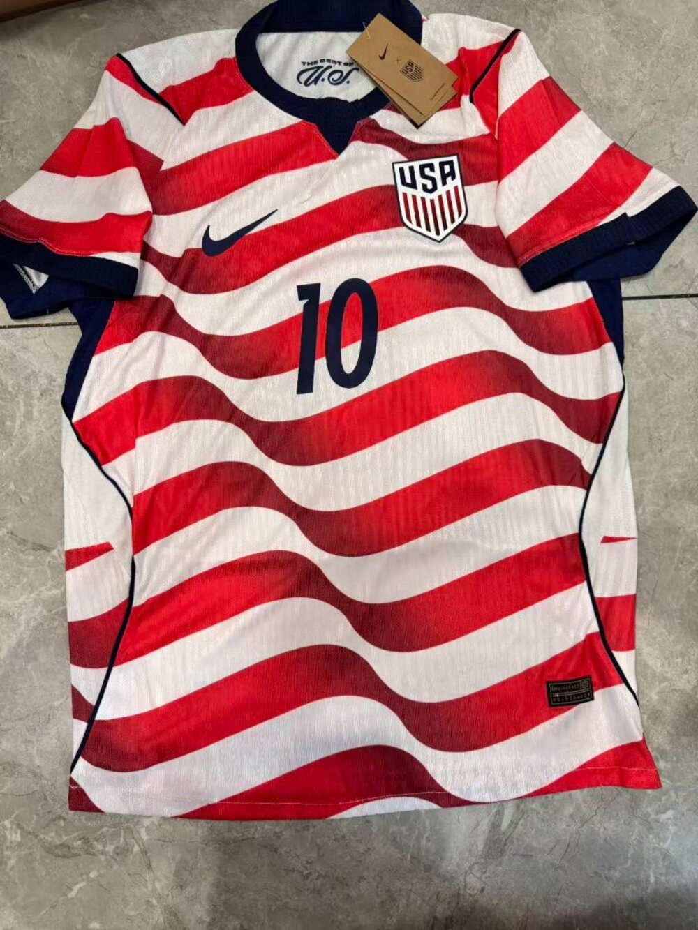 2026 World Cup USA #10 Red White Fan Soccer Jersey NWT